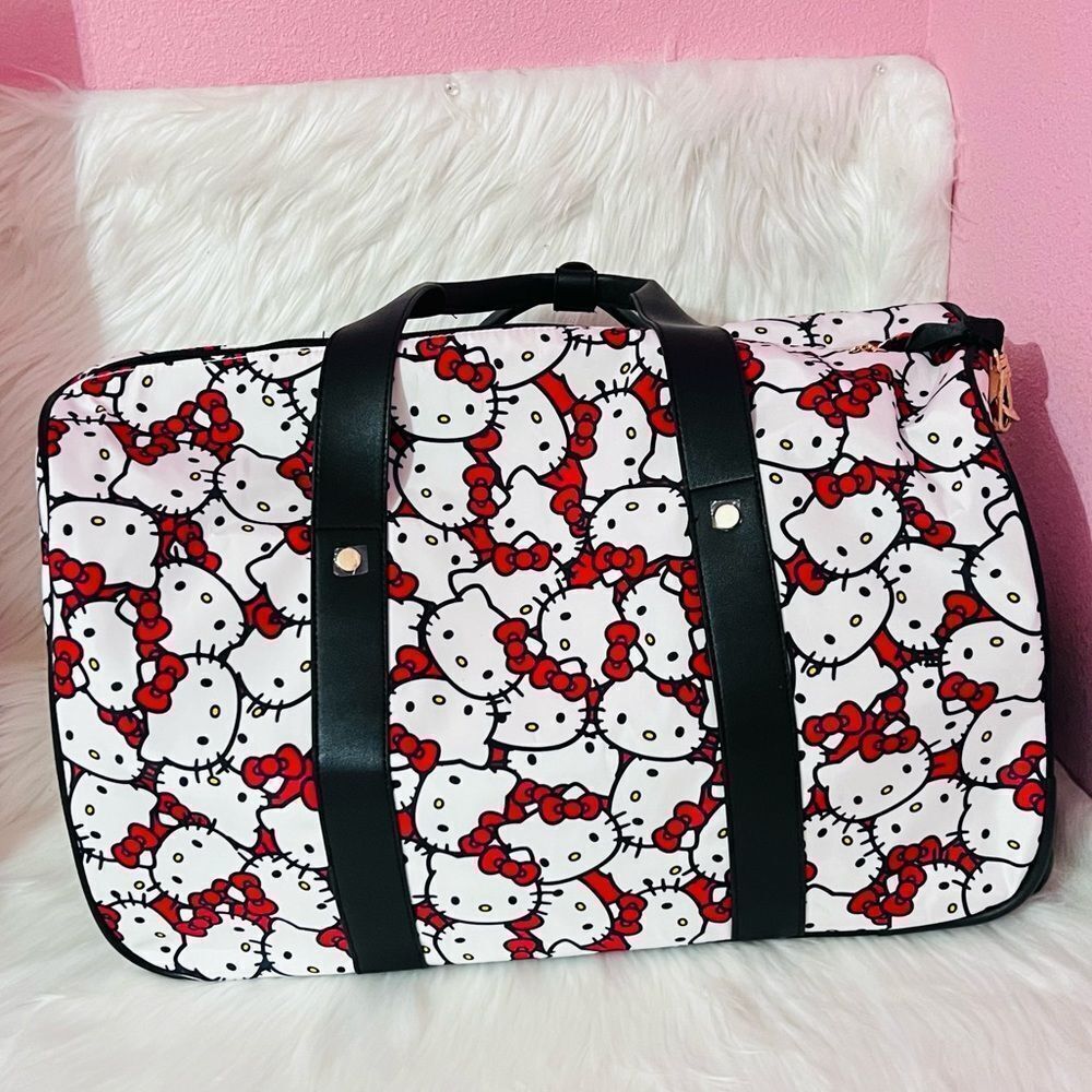 Hello Kitty Rolling Duffel Bag - Picture 2 of 4
